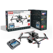 Drone 5G/4G, double caméra stabilisées + télécommande écran 4,5 + piste - Brico Dépôt