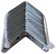 Équerre de chaise en acier zingué 50 mm - Brico Dépôt