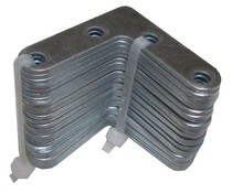 25 équerres de chassis AZ - 40 x 40 mm - Brico Dépôt