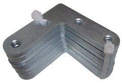 25 équerres de chassis AZ - 60 x 60 mm - Brico Dépôt