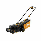 Tondeuse électrique 1400 W coupe 34 cm hauteur réglable mulching - Titan - Brico Dépôt