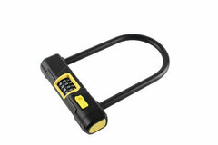 Antivol en U à combinaison acier trempé pvc noir 19 cm x 11,5 cm - Brico Dépôt