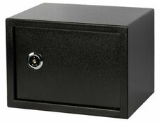 Coffre-fort mécanique 16 litres acier noir 35x25x25 cm - Brico Dépôt