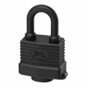 Cadenas en acier laminé avec anse blindée 60 mm noir - Brico Dépôt