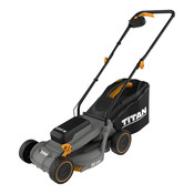 Tondeuse électrique 1200W largeur de coupe 32 cm bac 30 litres - Titan - Brico Dépôt