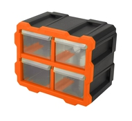 Boîte de rangement compacte avec tiroirs transparents 24 x 19,6 x 14,2 cm - Brico Dépôt