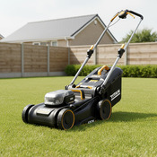 Tondeuse sans fil largeur de coupe 43 cm avec bac et mulching - Titan - Brico Dépôt