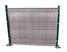 Kit PVC effet bois gris clair pour clôture métallique 1,53 x 2 m - Brico Dépôt