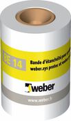 Bande d’étanchéité BE14 jaune 12 cm intérieur et extérieur - Weber - Brico Dépôt