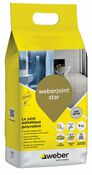 Produit de jointoiement gris béton 5 kg séchage rapide - Weber - Brico Dépôt