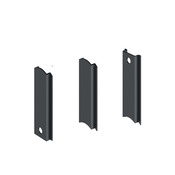 Pack de 24 entretoises aluminium gris foncé pour lames arrondies NEVA H. 14,7 cm - Marque BLOOMA - Brico Dépôt