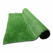 Gazon artificiel fibres 7 mm vert usage extérieur durable 10 x 1 m - Brico Dépôt