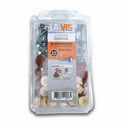 Kit 25 vis autoperceuses 4,9 x 35 mm avec capuchons pour acier et bois - BACACIER - Brico Dépôt