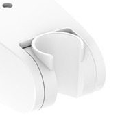 Support douchette universel blanc effet chromé brillant 6,6 x 5,2 x 3,9 cm - Cooke and Lewis - Brico Dépôt