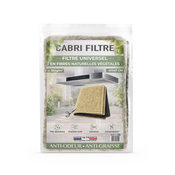 Filtre hotte végétal 2 en 1 anti-graisse anti-odeur redécoupable - Brico Dépôt