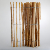 Clôture ganivelle espacement 8 cm bois naturel brut 1,2 x 5 m - Brico Dépôt