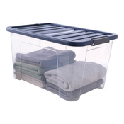 Boîte de rangement transparente avec couvercle IVER 45 L - Cooke and Lewis - Brico Dépôt