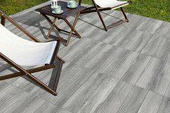 Carrelage sol extérieur grès cérame émaillé gris R11 50 x 50 cm - Brico Dépôt