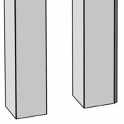 Angle sortant métal bardage gris graphite L. 210 cm - Bacacier - Brico Dépôt