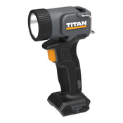 Lampe torche LED sans fil 18 V 280 lm tête pivotante 2 intensités - Titan - Brico Dépôt
