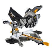 Scie à onglet radiale coulissante filaire 1500 W lame 210 mm coupe 310 mm - Titan - Brico Dépôt