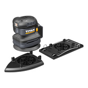 Ponceuse multifonction sans fil 18 V 3-en-1 vitesse variable 6 vitesses - Titan - Brico Dépôt