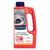 Déboucheur gel express 1l pour canalisations bouchées cuisine salle de bains - STARWAX - Brico Dépôt