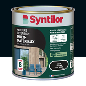 Peinture extérieure multisupport noir satin 0,5 L - Syntilor - Brico Dépôt