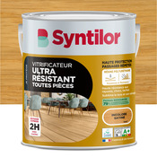 Vitrificateur parquet ultra résistant incolore satin 5 L - Syntilor - Brico Dépôt