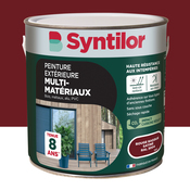 Peinture extérieure multisupport rouge basque satin 0,5 L - Syntilor - Brico Dépôt