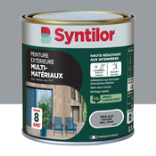 Peinture extérieure multisupport gris alu satin 0,5 L - Syntilor - Brico Dépôt