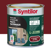 Peinture extérieure multisupport rouge basque satin 2 L - Syntilor - Brico Dépôt