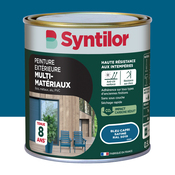 Peinture extérieure multisupport bleu capri satin 0,5 L - Syntilor - Brico Dépôt