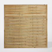 Panneau bois occultant pour clôture jardin -  Ep.20 mm, 180x180 cm - Brico Dépôt