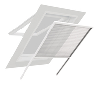 Moustiquaire plissée pour fenêtre de toit recoupable 130 x 160 cm - Brico Dépôt