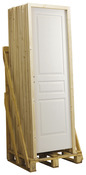 Bloc-porte postformé prépeint Larg. 73 cm droite. - Brico Dépôt