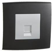 Prise Ethernet RJ45 "Kobé" - Silver - Brico Dépôt