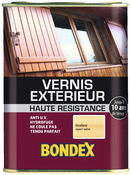 Vernis bois incolore mat pour boiseries extérieures 1 L - Bondex - Brico Dépôt