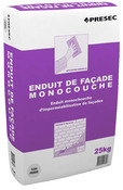 Enduit de façade monocouche blanc, 25 kg - Brico Dépôt