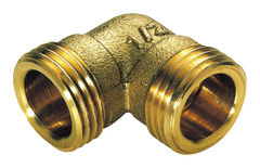 2 coudes à visser en laiton - 90 ° M/M 12 x 17 mm - Noyon & Thiebault - Brico Dépôt