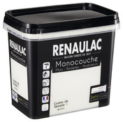 Peinture monocouche murs, boiseries et radiateurs intérieure acrylique Satin graine de sésame 1 2.5 L - Renaulac - Brico Dépôt