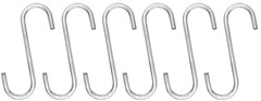 Lot de 6 crochets - Acier inoxydable - Brico Dépôt