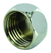 2 bouchons femelle à visser en laiton chromé - 12 x 17 mm - Noyon & Thiebault - Brico Dépôt