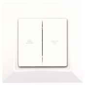 Interrupteur volet roulant + plaque "DELTA ONE" blanc - Siemens - Brico Dépôt