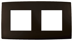 Plaque double "Kobe" chocolat mat - Brico Dépôt