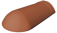 About d'arêtier à pureau variable rouge Ep. 73 mm - La Escandella - Brico Dépôt