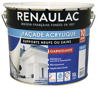 Peinture Façade Hydropliolite Mat 10l Blanc Inventiv Mr Bricolage