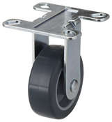 Roulette pivotante roue caoutchouc polyuréthane gris Ø 50 mm - Tente - Brico Dépôt