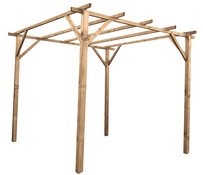 Pergola bois 3 x 3 m - Brico Dépôt