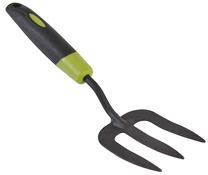 Fourche à main en acier gris métallisé/Vert/Gris - Brico Dépôt